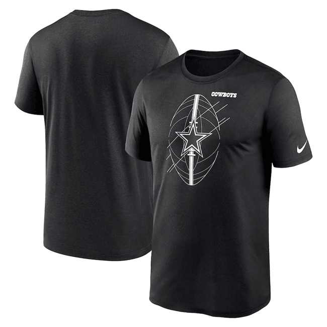 Dallas Cowboys Black Legend Icon Performance T-Shirt